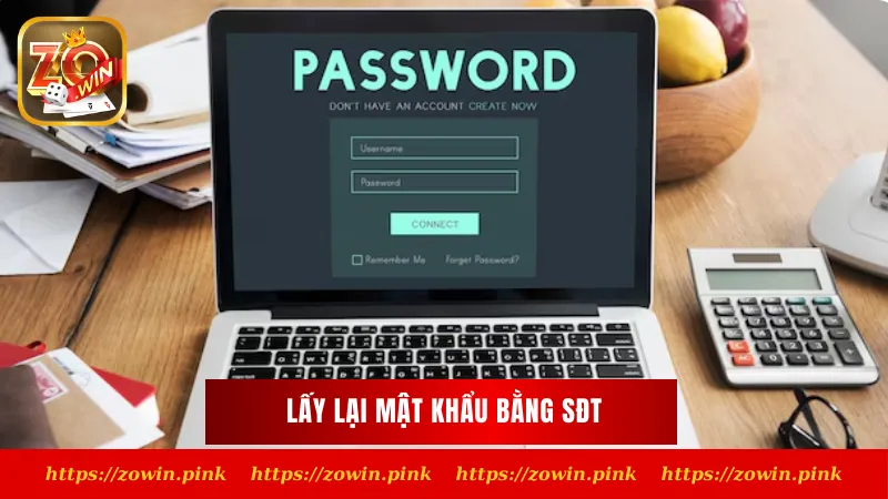 Lấy lại mật khẩu bằng SĐT